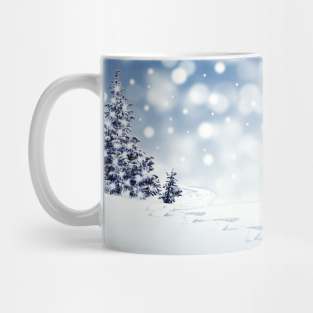 Classic winter landscape Mug